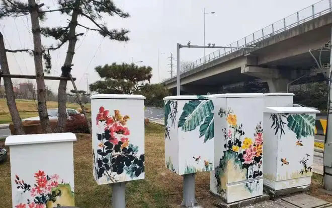 街頭配電箱變身“藝術(shù)品”，成為一道靚麗風(fēng)景線